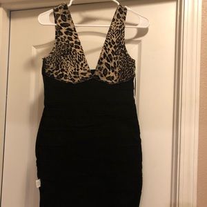 Animal print dress